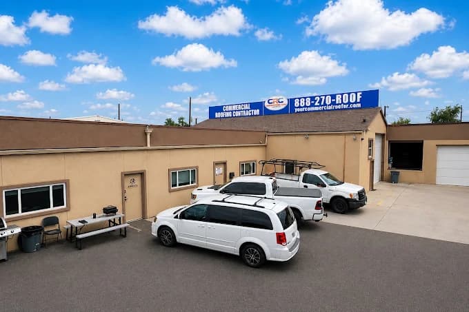 The Commercial Roofing Contractor office building on Broadway in Denver, Colorado