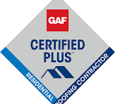 Gaf Certified Plus certified roofing contractor logo