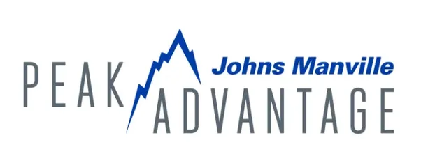 Johns Manville Peak Advantage certified commercial roofing contractor badge
